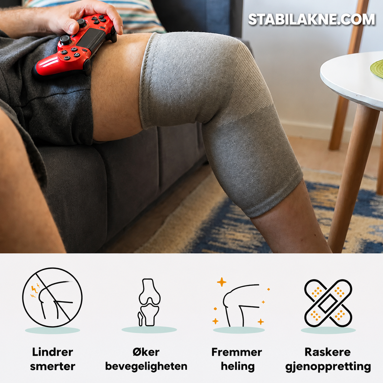 StabilaKne™ – Naturlig lindring for stive og verkende knær